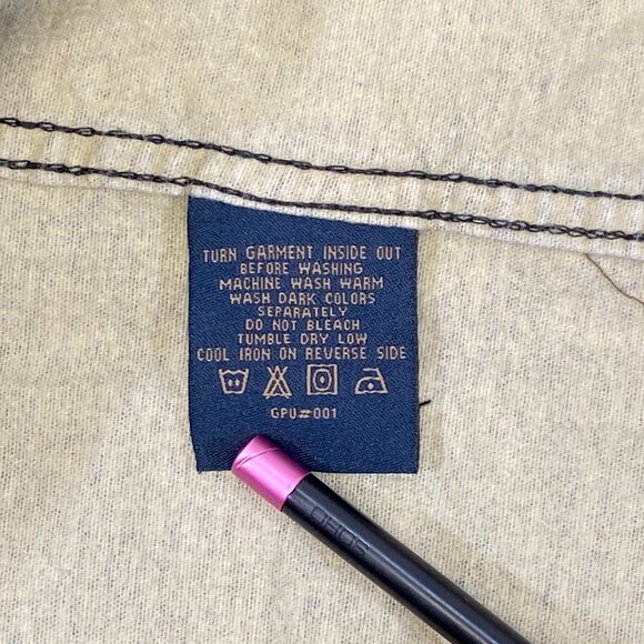 Freedom Foundry Brushed Cotton Flannel Shirt Jacket Black White Marled Button Up - Picture 12 of 12